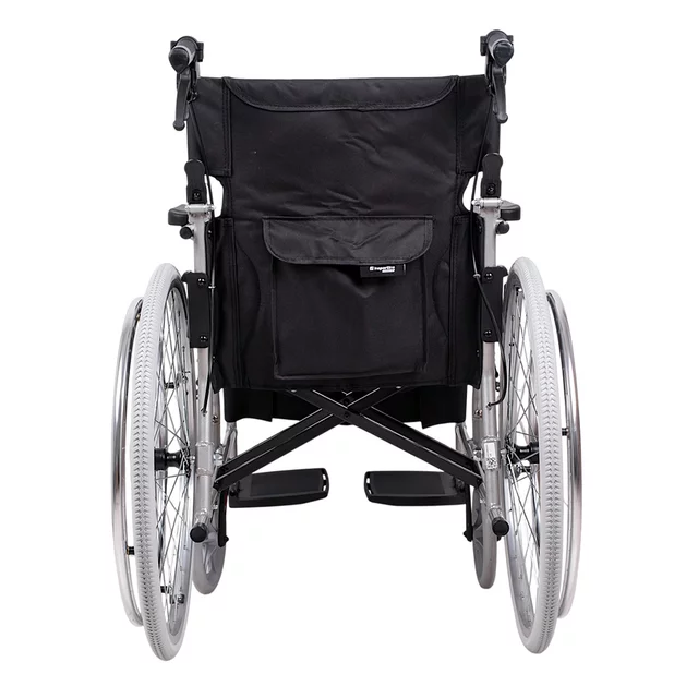 Lightweight Foldable Mechanical Wheelchair inSPORTline Jakesully w/ Light-Colored Wheels • 13 kg • Load Capacity up to 100 kg