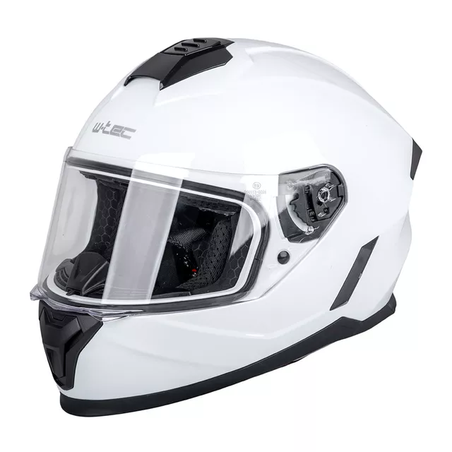 Children’s Full-Face Helmet W-TEC Basmeck - Matte Black - Glossy White
