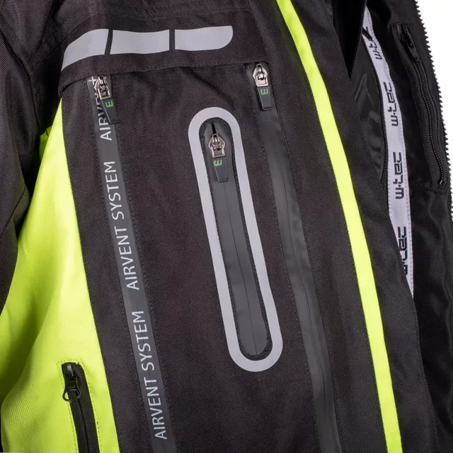 Motorcycle Jacket W-TEC Gelnair EVO - Black-Grey
