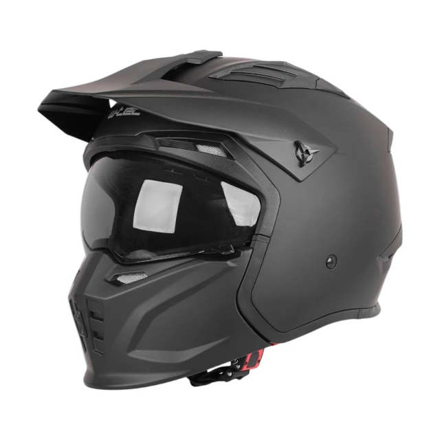 Modular Motorcycle Helmet W-TEC Badalone - Matte Black