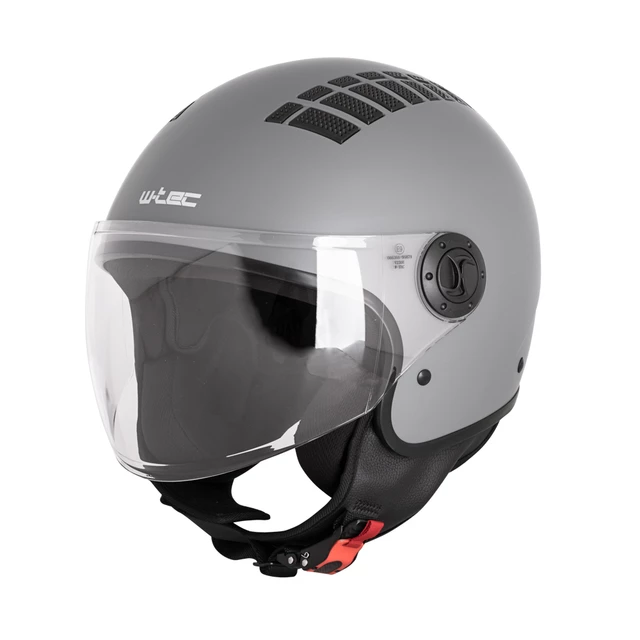 Open-Face Helmet W-TEC Baraldo - Matte Black - Matte Grey