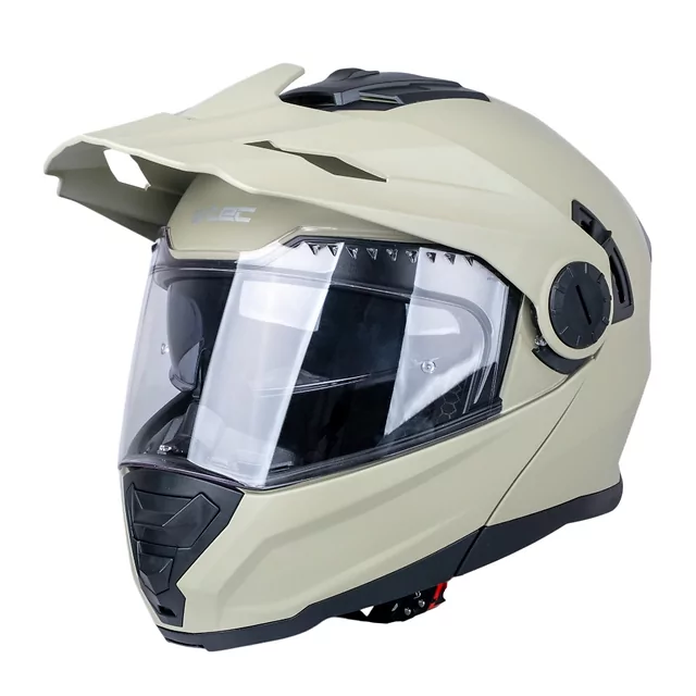 Flip-Up Enduro Helmet W-TEC Biscaia P/J - béžová matná
