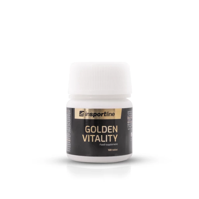 Food Supplement with Turmeric inSPORTline GoldenVitality 120 Tablets