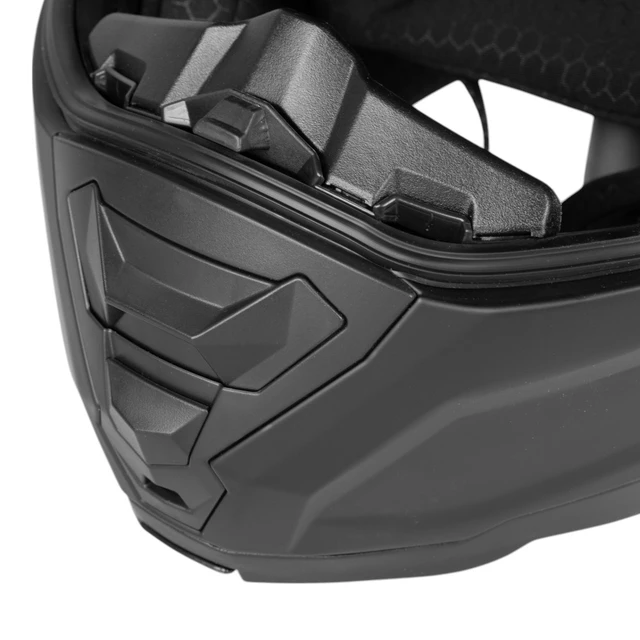 Flip-Up Enduro Helmet W-TEC Biscaia P/J - Black Glossy