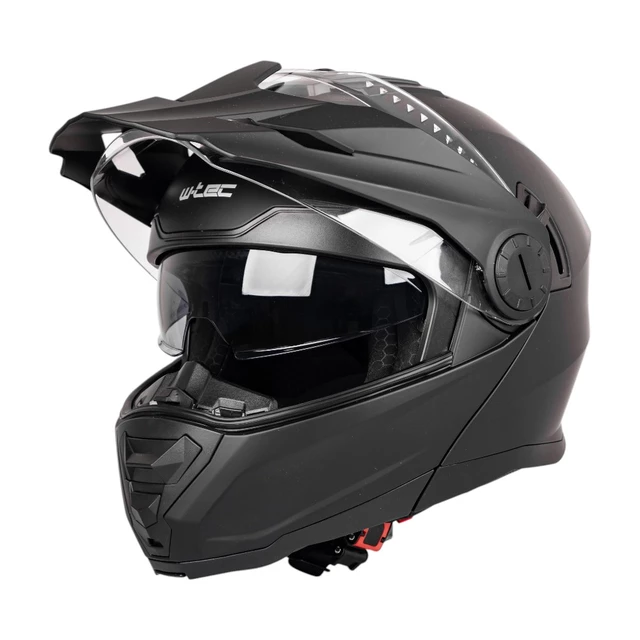 Flip-Up Enduro Helmet W-TEC Biscaia P/J - Black Glossy