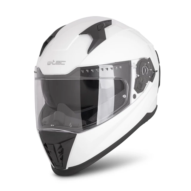 Touring Helmet W-TEC Burgosa - Matte Black - White Glossy