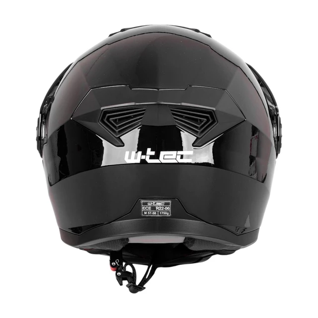 Flip-Up Enduro Helmet W-TEC Biscaia P/J - Black Glossy