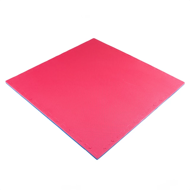 Tatami Puzzle Mat inSPORTline Sazegul 100 x 100 x 2 cm - mocha mousse-černá, vzor 5 proužků