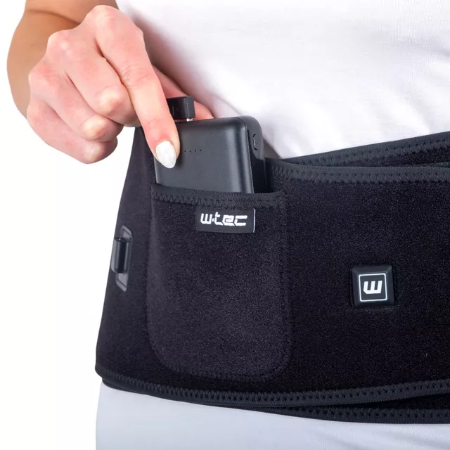Heated Waist Belt W-TEC HEATbelt, Size S-XL