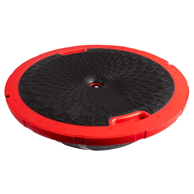Balance Trainer inSPORTline Dome Edge w/ 100 cm/4.6 kg Resistance Bands - Red-Black