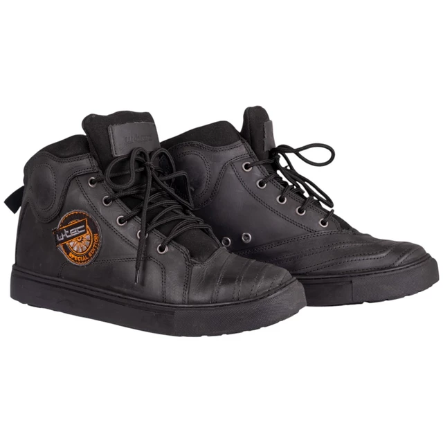 Motorcycle Shoes W-TEC Perpetuals - Black - Black