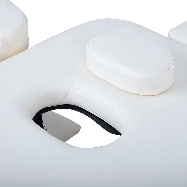 2-Section Aluminum Massage Table inSPORTline Morrani (186 × 60 × 62.5–85.5 cm) - Black