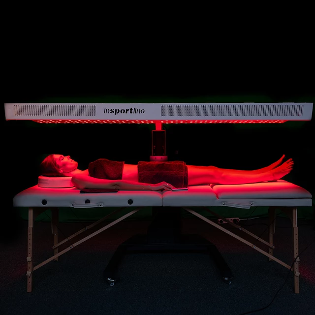 Red LED Light Therapy Panel inSPORTline Supetar - White