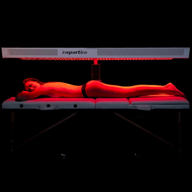 Red LED Light Therapy Panel inSPORTline Supetar - White