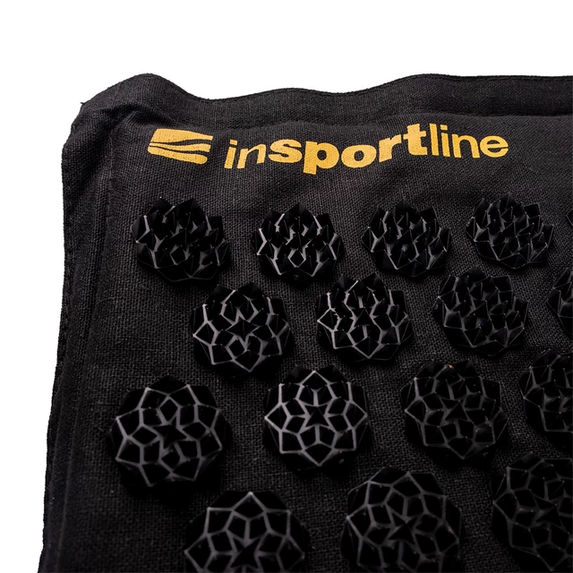 Acupressure Mat and Pillow inSPORTline EcoSpike - Black-Gold