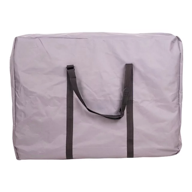 2-Section Aluminum Massage Table inSPORTline Kiyora (186 × 70 × 62.5–85.5 cm) - White Grey