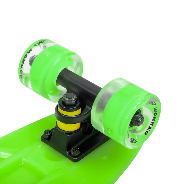 Penny Board w/ Light-Up Wheels WORKER Aspy C4 22”