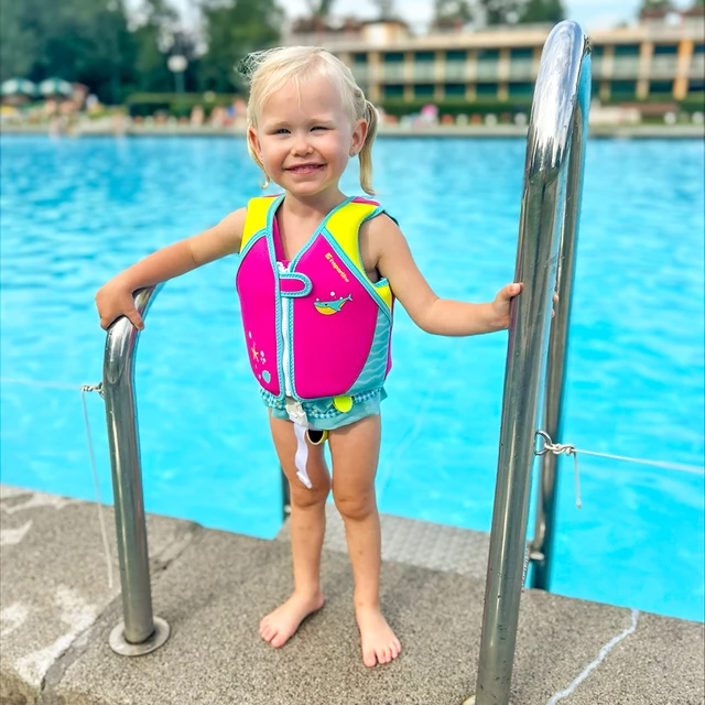 Children’s Swim Vest inSPORTline Aprendito - Pink