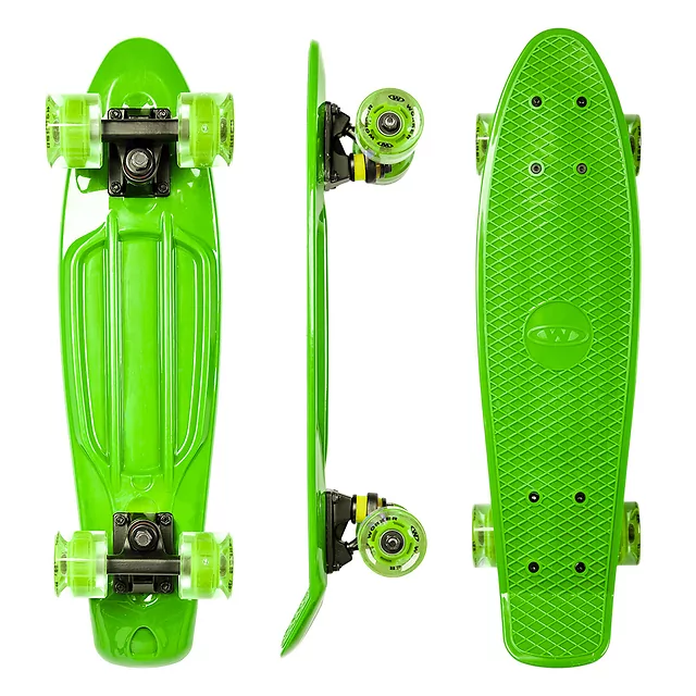 Penny Board w/ Light-Up Wheels WORKER Aspy C4 22”