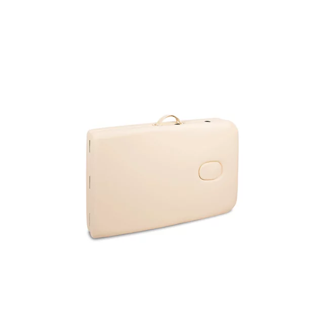 2-Section Wooden Massage Table inSPORTline Orashi (186 × 60 × 62.5–85.5 cm) - Cream