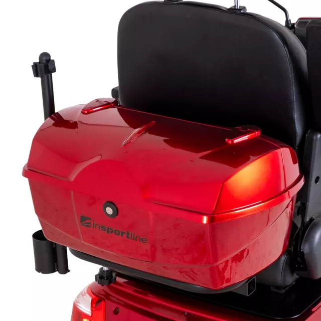 Four-Wheel Electric Scooter w/ Tow Bar inSPORTline Antun - Red