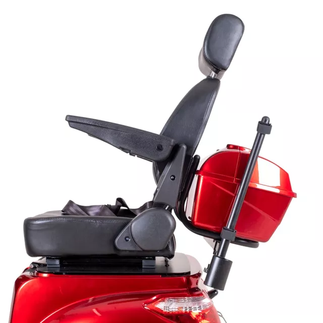 Four-Wheel Electric Scooter w/ Tow Bar inSPORTline Antun - Red
