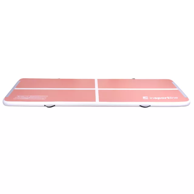Inflatable Exercise Mat inSPORTline Airstunt 400 x 100 x 10 cm Coral Pink