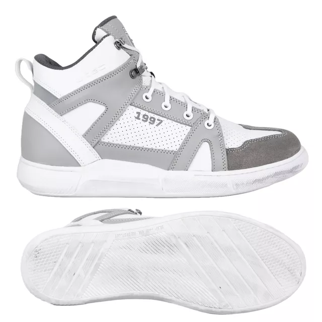 Motorcycle Boots W-TEC Arimes - White Grey