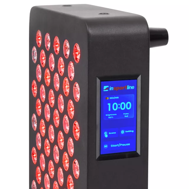 Red LED Light Therapy Panel inSPORTline Katuni - Black