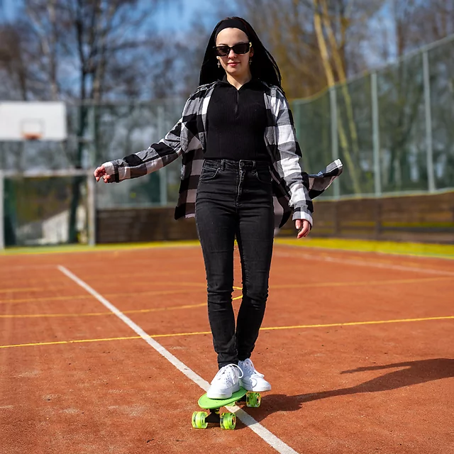Penny Board w/ Light-Up Wheels WORKER Aspy C4 22”
