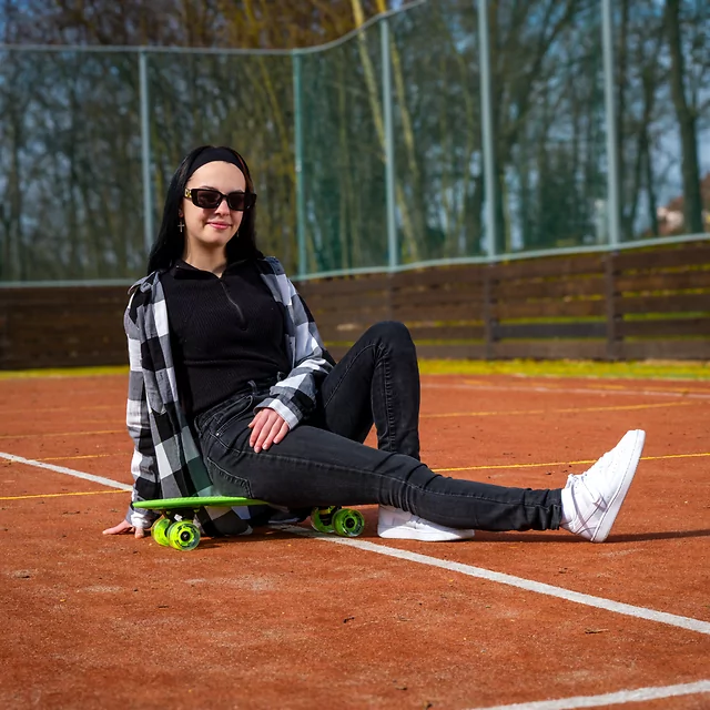 Penny Board w/ Light-Up Wheels WORKER Aspy C4 22”