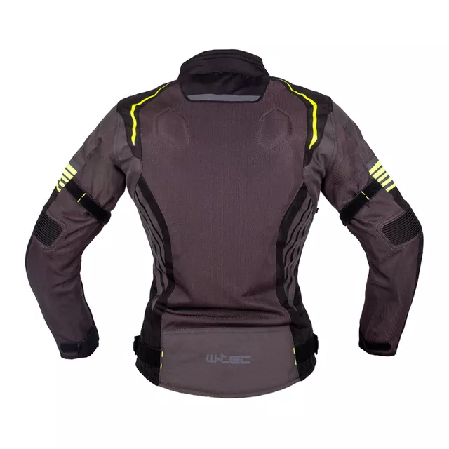 Women’s Summer Motorcycle Jacket W-TEC Jelsa - šedá-fluo