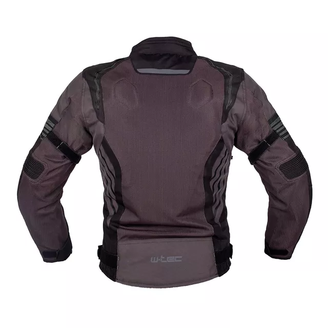 Summer Motorcycle Jacket W-TEC Pelyes - šedá-fluo