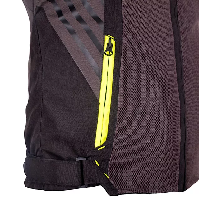 Summer Motorcycle Jacket W-TEC Pelyes - šedá-fluo
