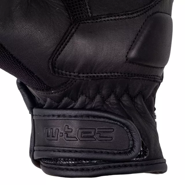 Motorcycle Gloves W-TEC Binetto - Black-Fluo
