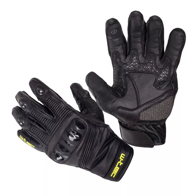 Motorcycle Gloves W-TEC Monzeto - Black - Black
