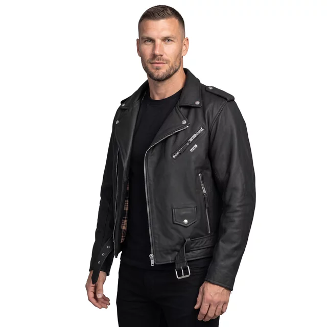 Men’s Leather Jacket W-TEC Brineo