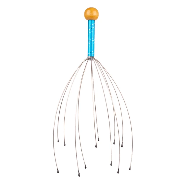 Wire Head Massager inSPORTline Kutsuo - Red - Blue