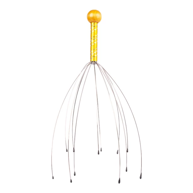 Wire Head Massager inSPORTline Kutsuo - Red - Gold