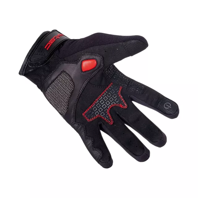 Motorcycle Gloves W-TEC Valelungo - Black-Red