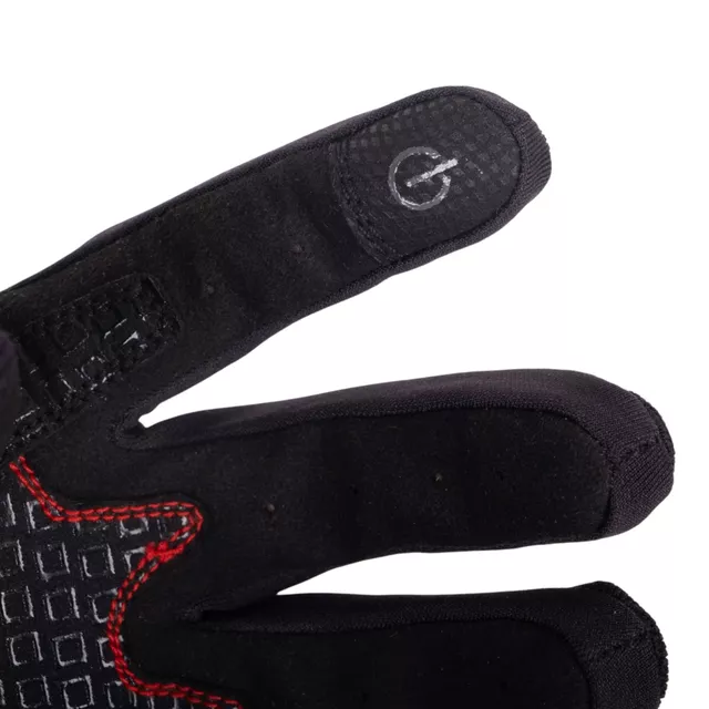 Motorcycle Gloves W-TEC Valelungo - Black-Red