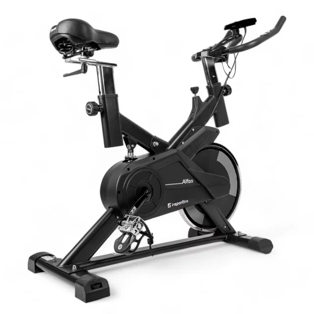 Spin Bike inSPORTline Alfan - Black-Red - Black