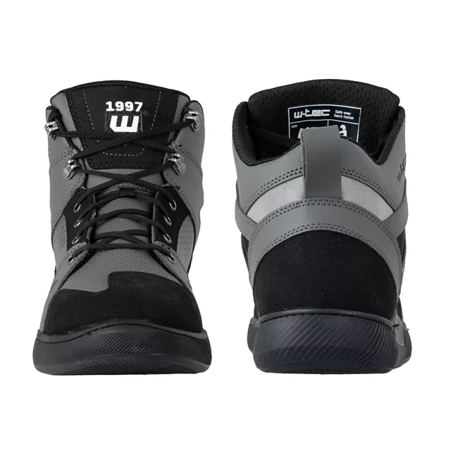 Motorcycle Boots W-TEC Milwook - Grey-Black