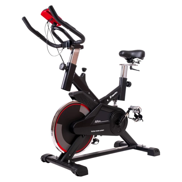 Spin Bike inSPORTline Alfan - Black-Red