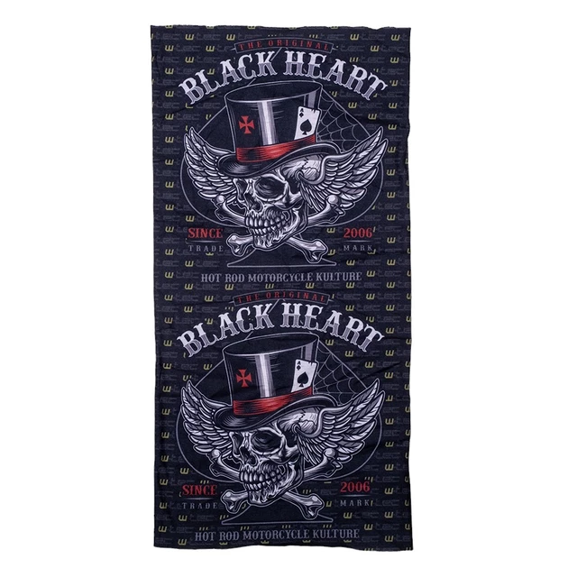 Multifunctional Neck Warmer W-TEC Black Heart Scarfest - Wings Skull - Wings Skull