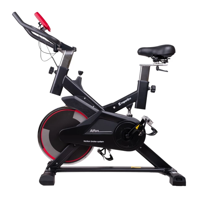 Spin Bike inSPORTline Alfan - Black-Red