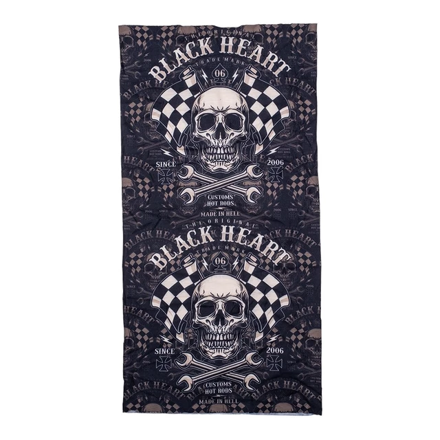 Multifunctional Neck Warmer W-TEC Black Heart Scarfest - Wings Skull - Starter