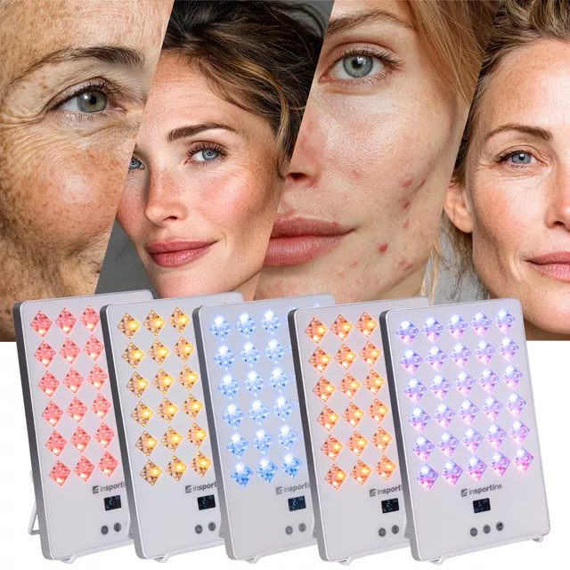 LED Infrared Light Therapy Panel inSPORTline Veluni – 4x30 LED - White