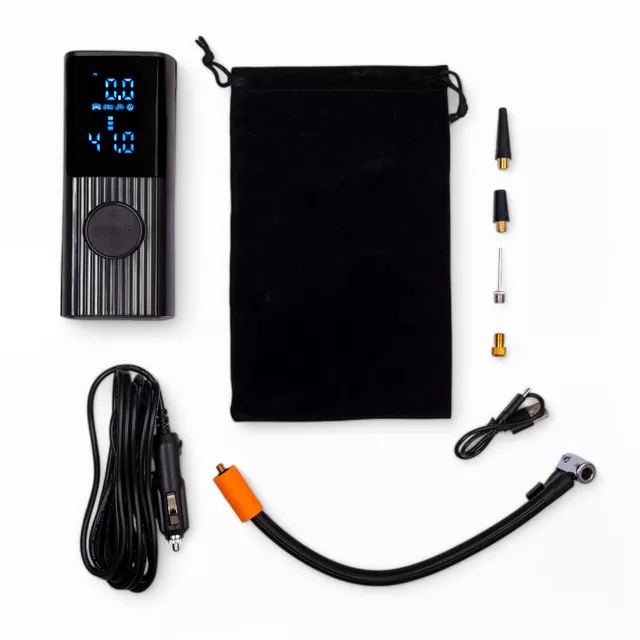 Electric Air Pump inSPORTline Dukefira w/ Power Bank & LED Light