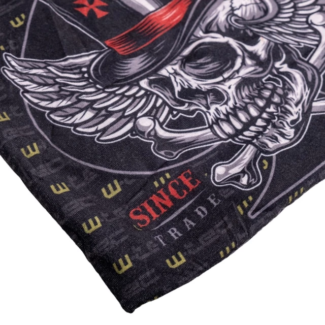 Multifunctional Neck Warmer W-TEC Black Heart Scarfest - Wings Skull